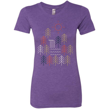 T-Shirts Purple Rush / S Nature Timestee Women's Triblend T-Shirt