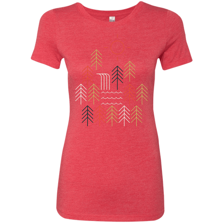 T-Shirts Vintage Red / S Nature Timestee Women's Triblend T-Shirt