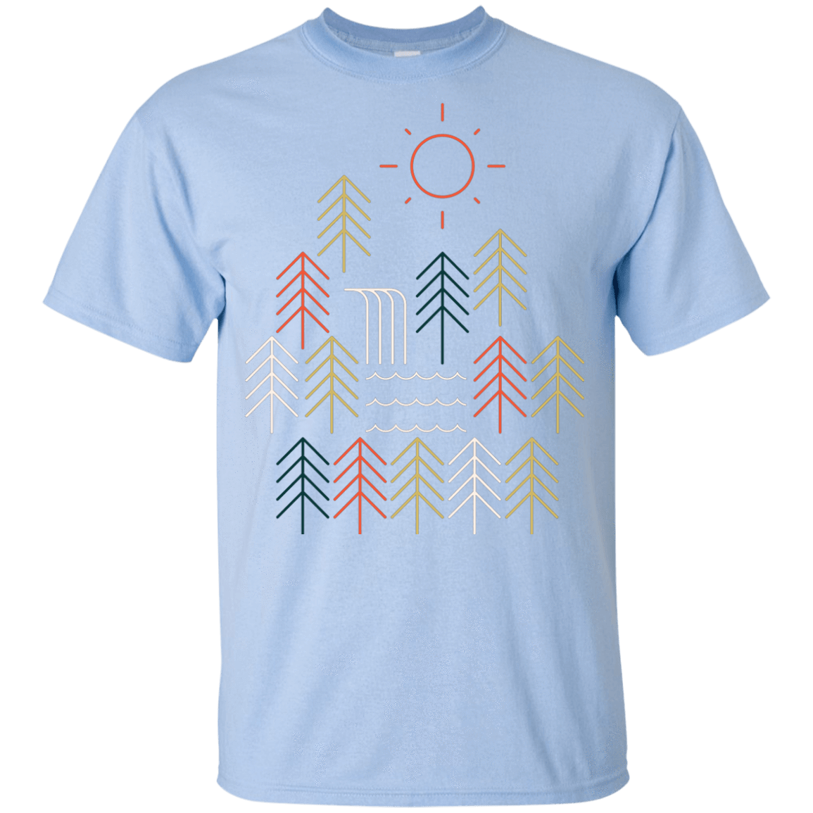 T-Shirts Light Blue / YXS Nature Timestee Youth T-Shirt