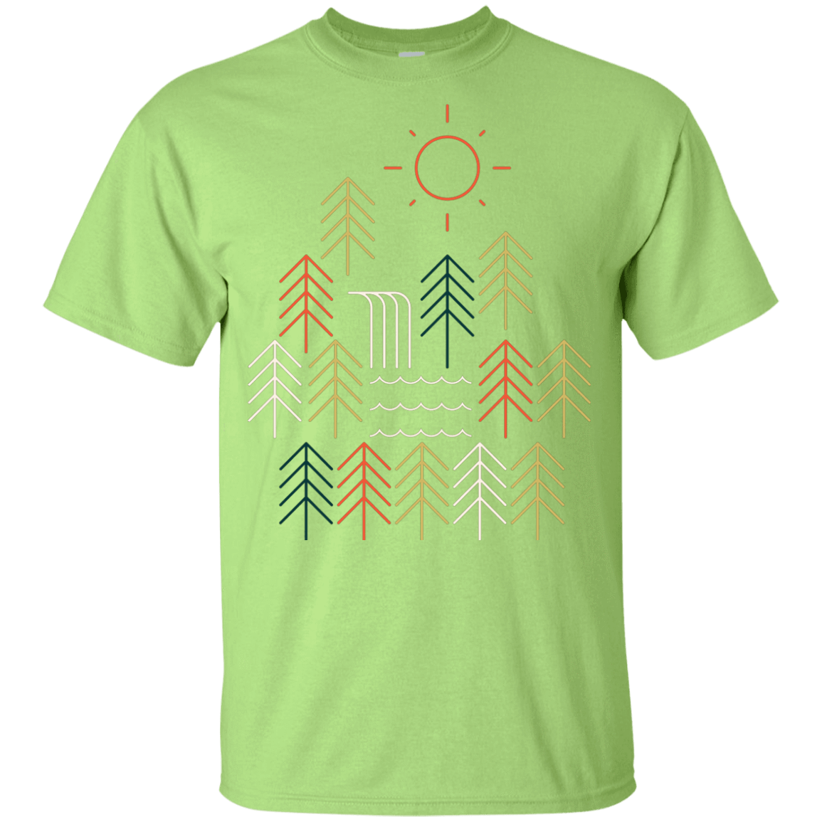 T-Shirts Mint Green / YXS Nature Timestee Youth T-Shirt