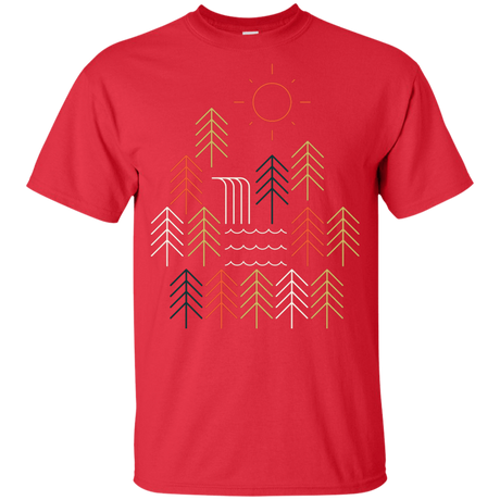 T-Shirts Red / YXS Nature Timestee Youth T-Shirt