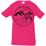 T-Shirts Hot Pink / 6 Months Nature vs. People Infant Premium T-Shirt