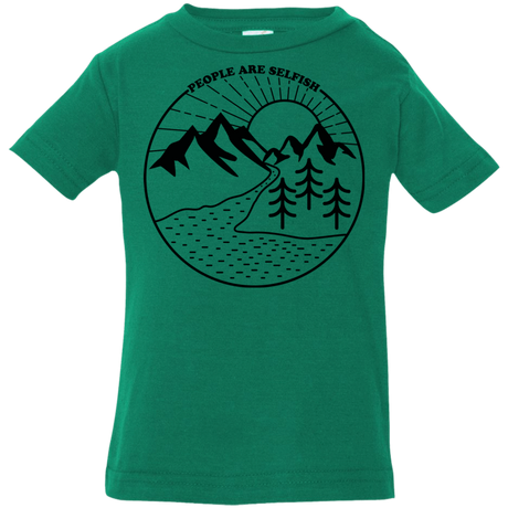 T-Shirts Kelly / 6 Months Nature vs. People Infant Premium T-Shirt