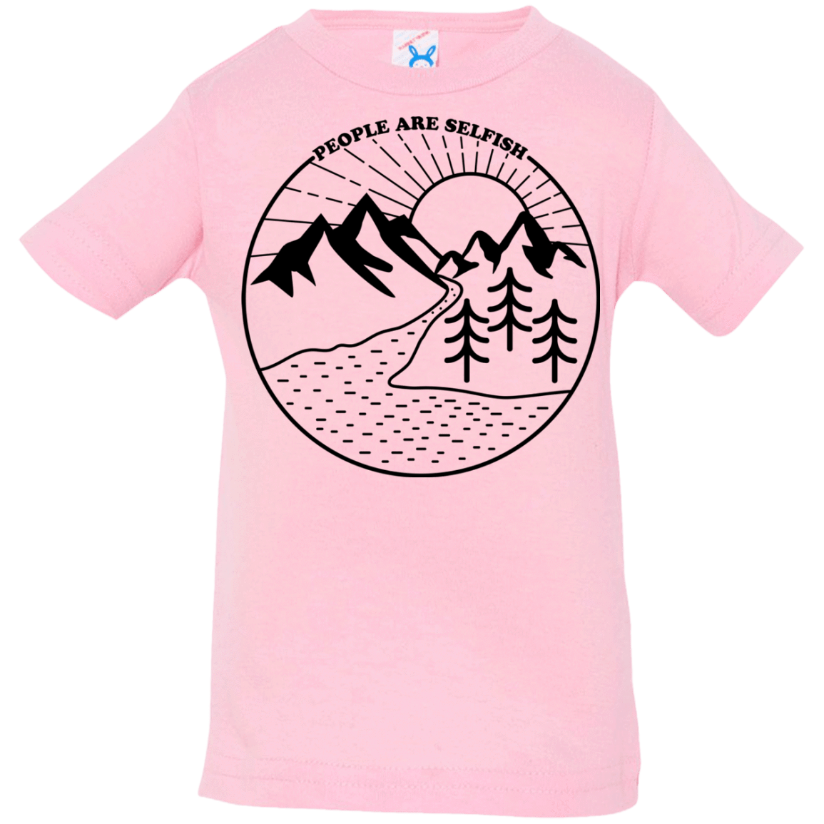 T-Shirts Pink / 6 Months Nature vs. People Infant Premium T-Shirt