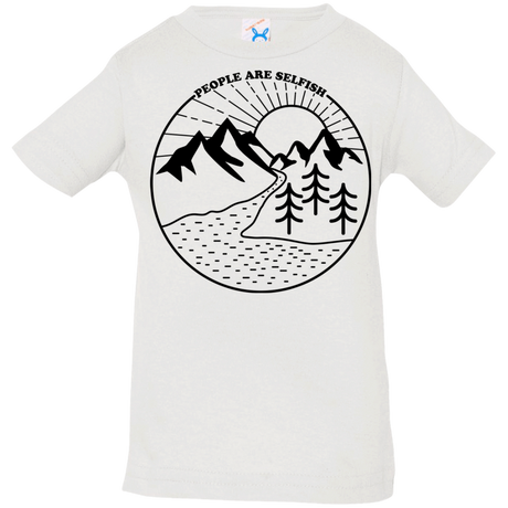 T-Shirts White / 6 Months Nature vs. People Infant Premium T-Shirt