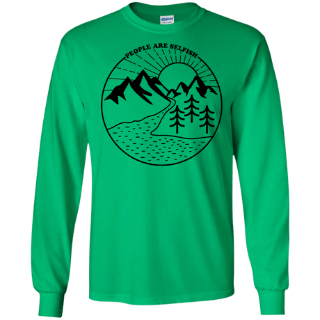 Nature vs. People Men's Long Sleeve T-Shirt