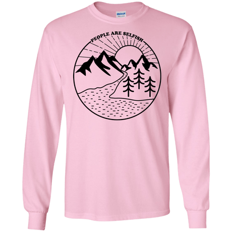 Nature vs. People Men's Long Sleeve T-Shirt