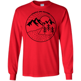 Nature vs. People Men's Long Sleeve T-Shirt