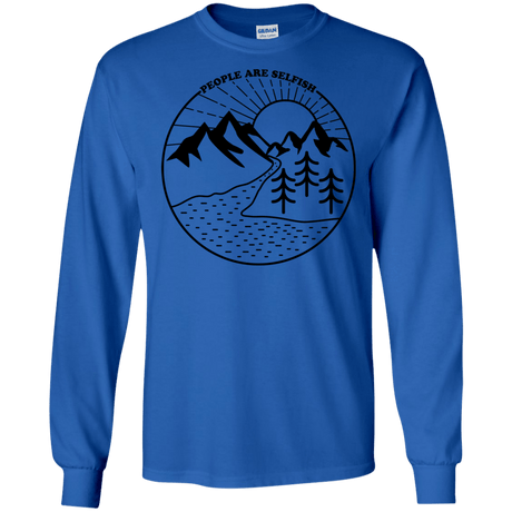 Nature vs. People Men's Long Sleeve T-Shirt