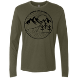 Nature vs. People Men's Premium Long Sleeve