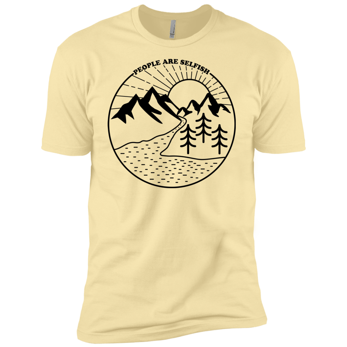 Nature vs. People Men's Premium T-Shirt