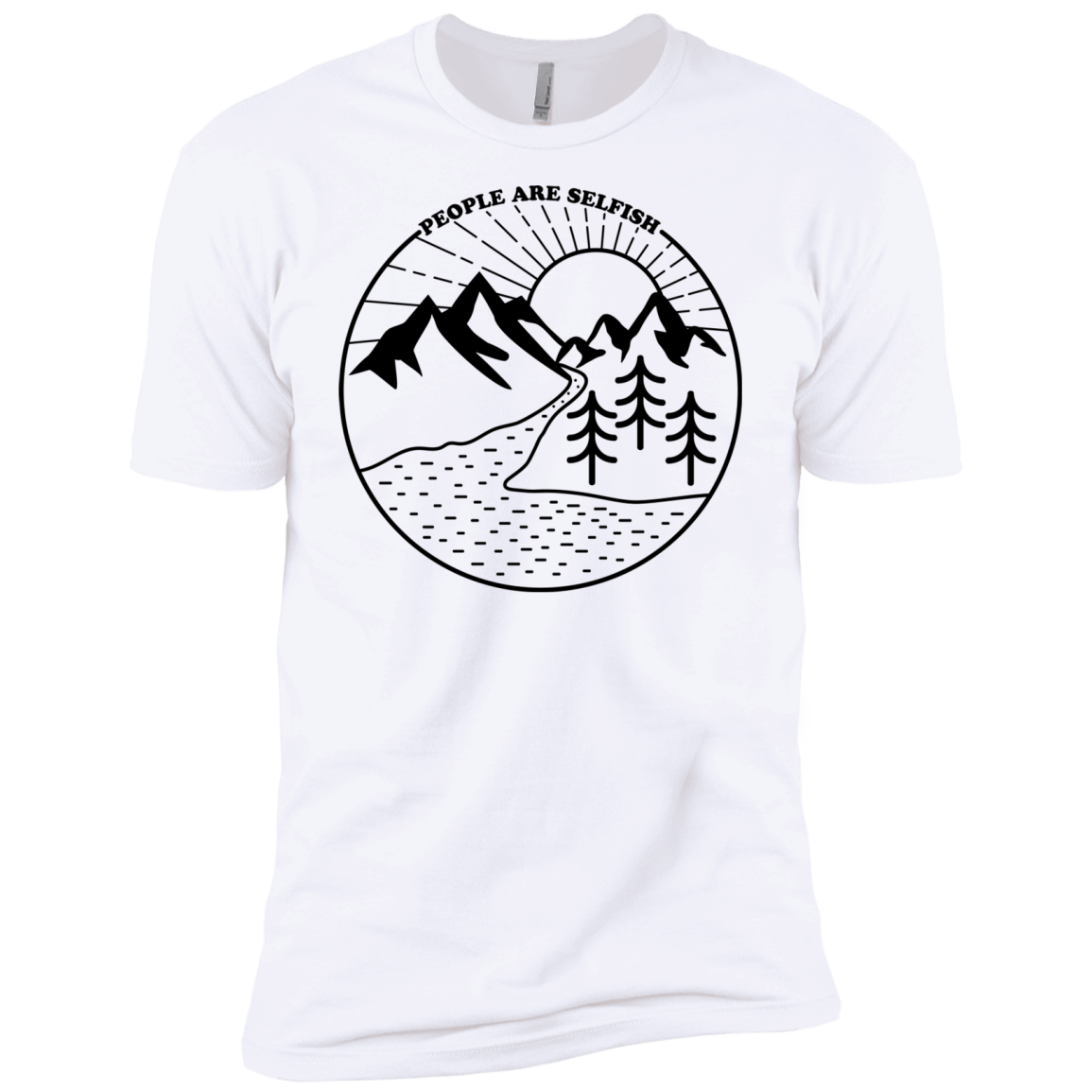 Nature vs. People Men's Premium T-Shirt