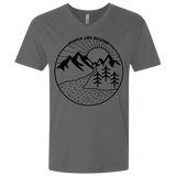 T-Shirts Heavy Metal / X-Small Nature vs. People Men's Premium V-Neck