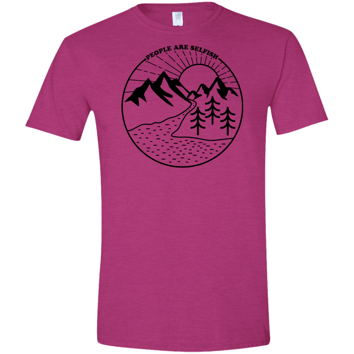 Nature vs. People Men's Semi-Fitted Softstyle