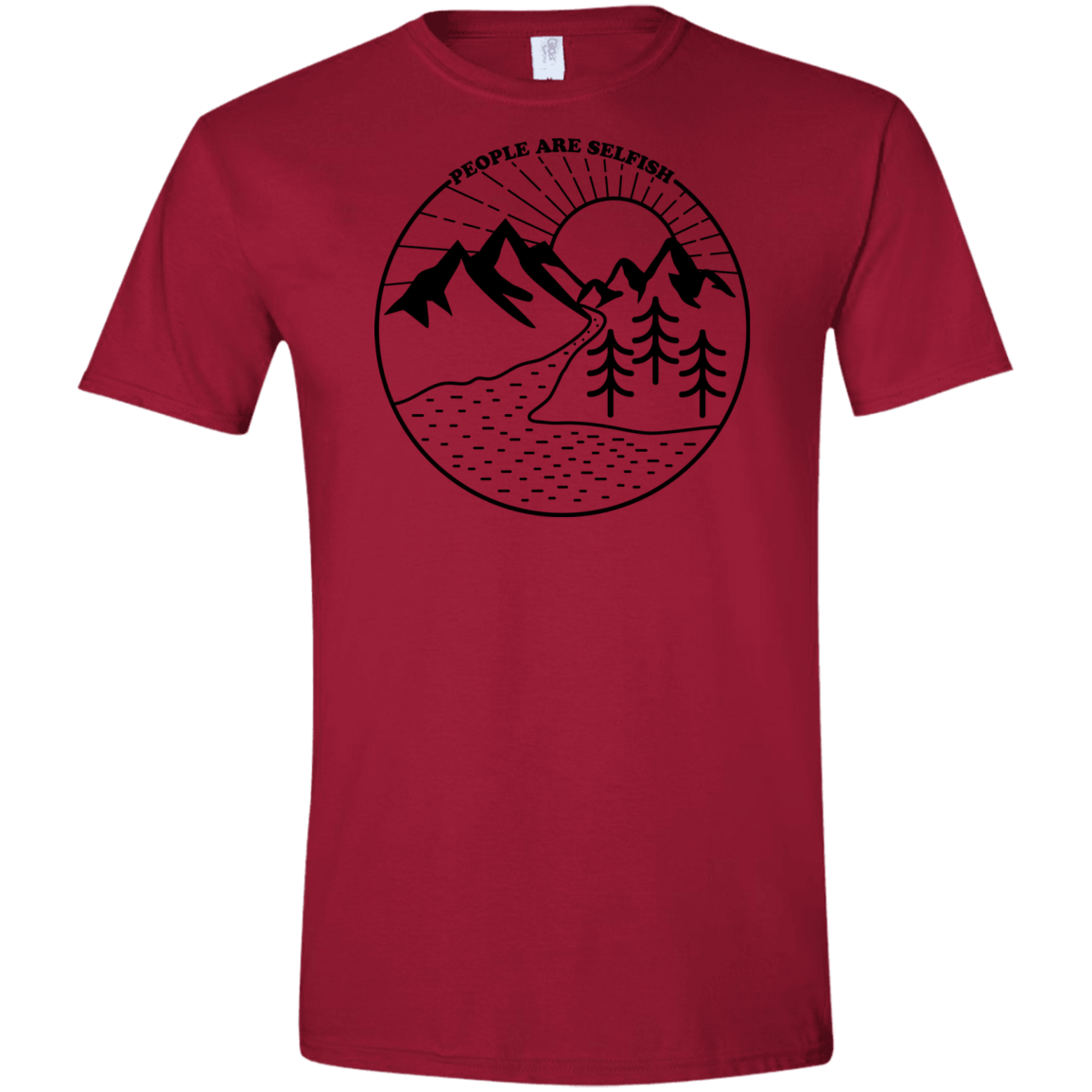 Nature vs. People Men's Semi-Fitted Softstyle