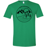 T-Shirts Heather Irish Green / S Nature vs. People Men's Semi-Fitted Softstyle