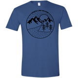 T-Shirts Heather Royal / X-Small Nature vs. People Men's Semi-Fitted Softstyle