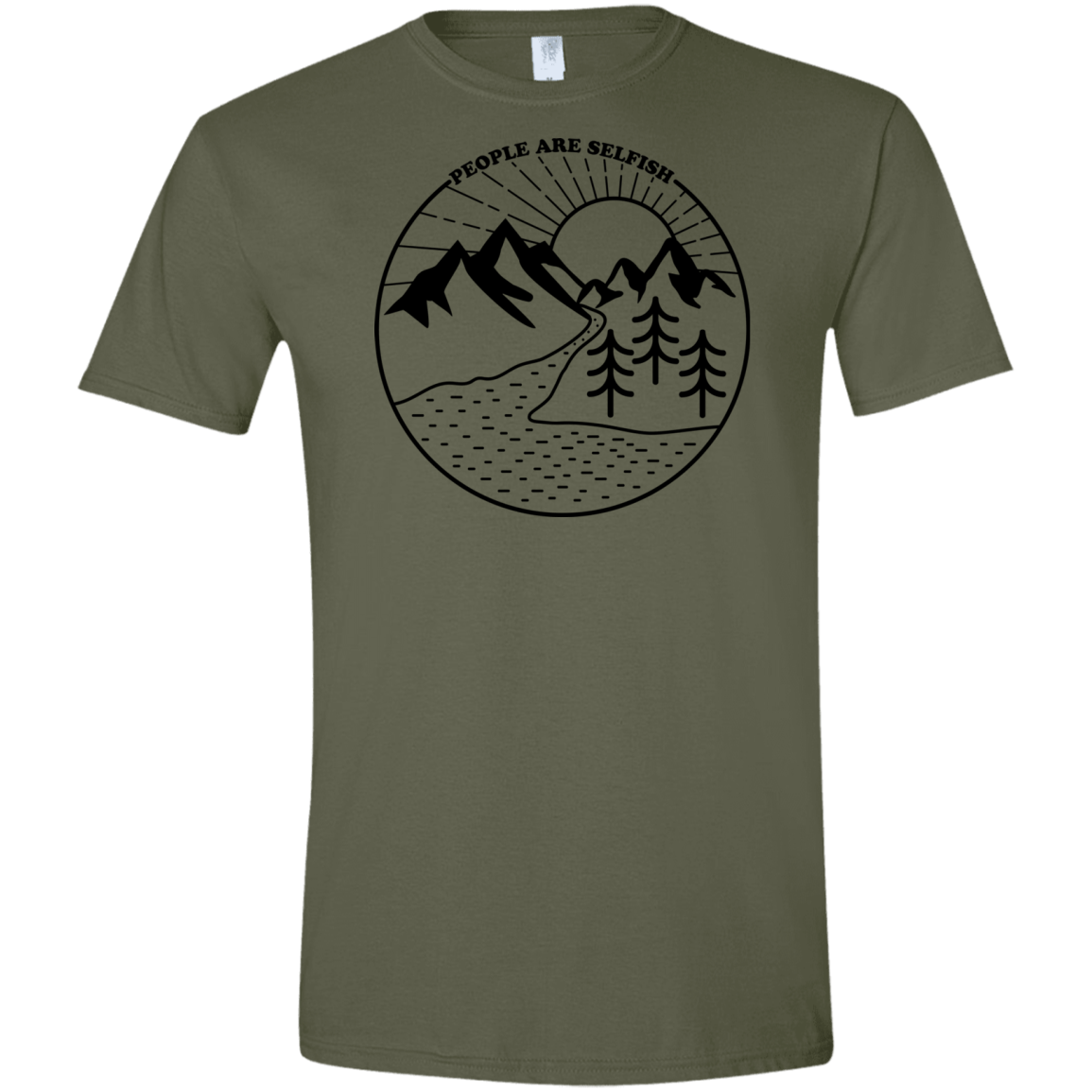 Nature vs. People Men's Semi-Fitted Softstyle