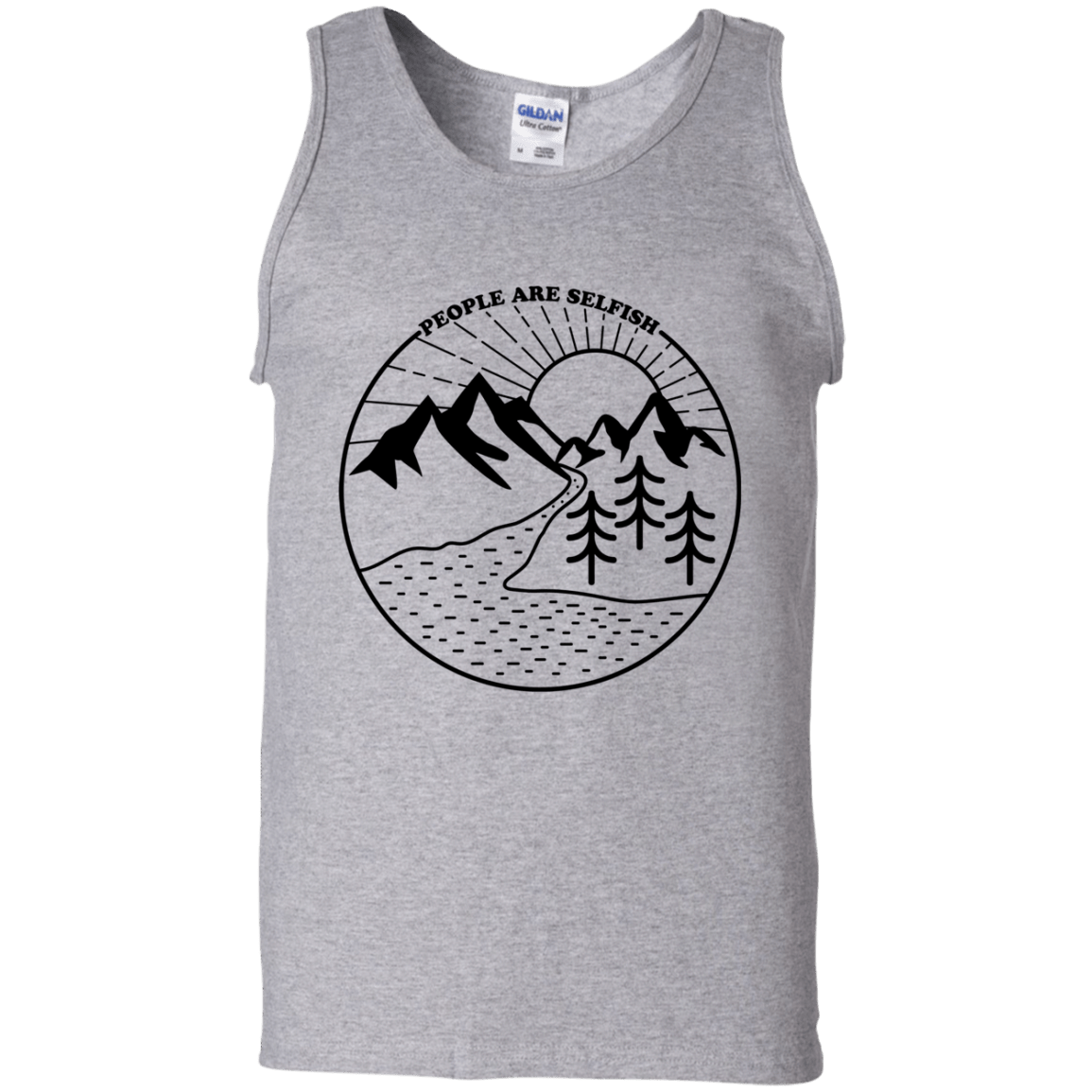 Nature vs. People Men's Tank Top