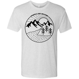 T-Shirts Heather White / S Nature vs. People Men's Triblend T-Shirt