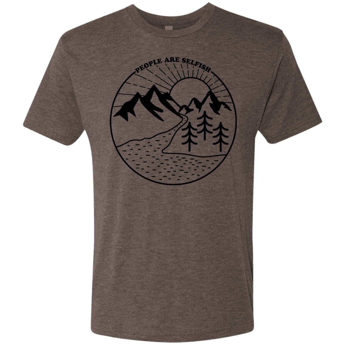 T-Shirts Macchiato / S Nature vs. People Men's Triblend T-Shirt