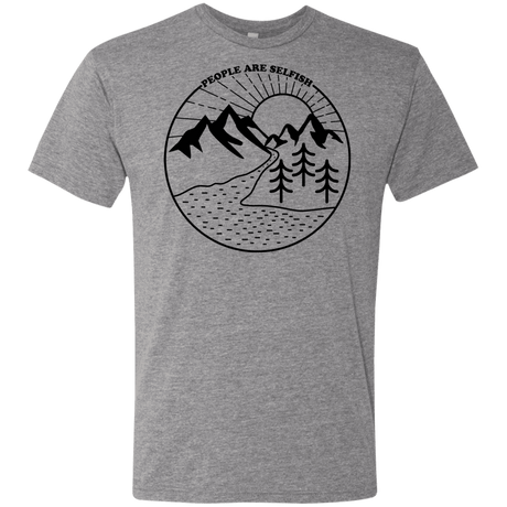 T-Shirts Premium Heather / S Nature vs. People Men's Triblend T-Shirt