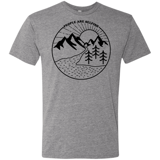 T-Shirts Premium Heather / S Nature vs. People Men's Triblend T-Shirt