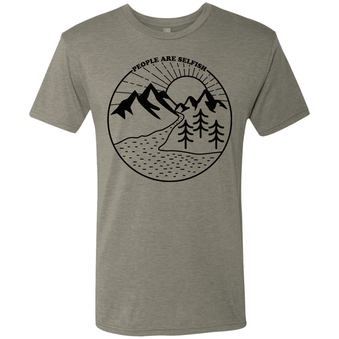 T-Shirts Venetian Grey / S Nature vs. People Men's Triblend T-Shirt