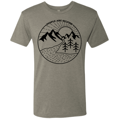 T-Shirts Venetian Grey / S Nature vs. People Men's Triblend T-Shirt
