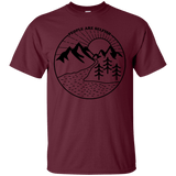 T-Shirts Maroon / S Nature vs. People T-Shirt