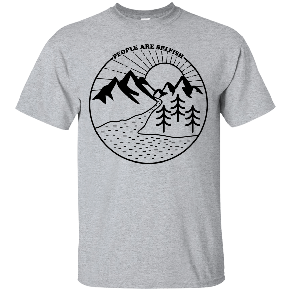 T-Shirts Sport Grey / S Nature vs. People T-Shirt