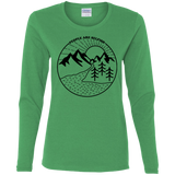T-Shirts Irish Green / S Nature vs. People Women's Long Sleeve T-Shirt