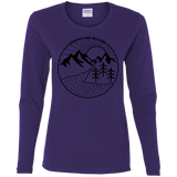T-Shirts Purple / S Nature vs. People Women's Long Sleeve T-Shirt