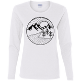 T-Shirts White / S Nature vs. People Women's Long Sleeve T-Shirt