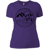T-Shirts Purple Rush/ / X-Small Nature vs. People Women's Premium T-Shirt