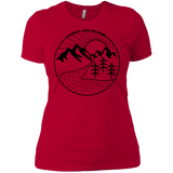 T-Shirts Red / X-Small Nature vs. People Women's Premium T-Shirt