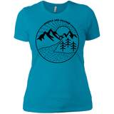 T-Shirts Turquoise / X-Small Nature vs. People Women's Premium T-Shirt