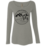 T-Shirts Venetian Grey / S Nature vs. People Women's Triblend Long Sleeve Shirt