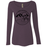 T-Shirts Vintage Purple / S Nature vs. People Women's Triblend Long Sleeve Shirt