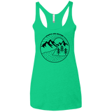 Nature vs. People Women's Triblend Racerback Tank