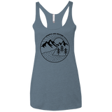 Nature vs. People Women's Triblend Racerback Tank