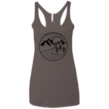 Nature vs. People Women's Triblend Racerback Tank