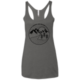Nature vs. People Women's Triblend Racerback Tank