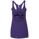 Nature vs. People Women's Triblend Racerback Tank