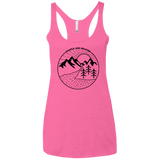 Nature vs. People Women's Triblend Racerback Tank