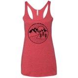Nature vs. People Women's Triblend Racerback Tank