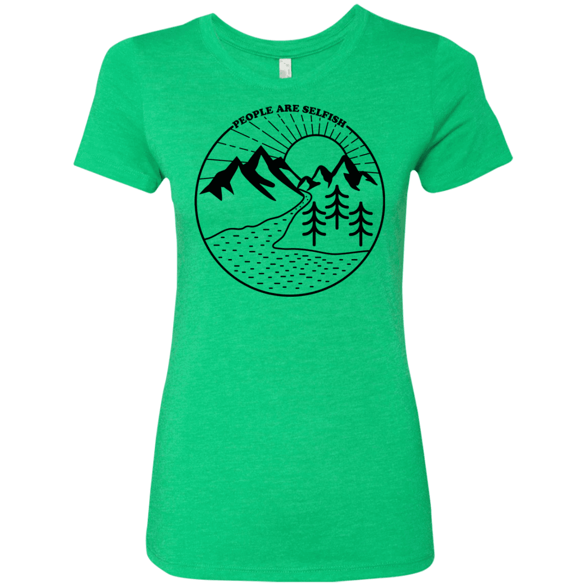 T-Shirts Envy / S Nature vs. People Women's Triblend T-Shirt