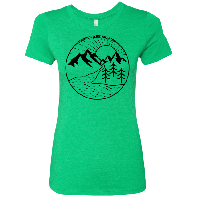 T-Shirts Envy / S Nature vs. People Women's Triblend T-Shirt