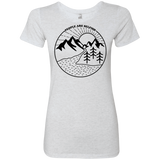 T-Shirts Heather White / S Nature vs. People Women's Triblend T-Shirt