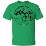 T-Shirts Irish Green / YXS Nature vs. People Youth T-Shirt